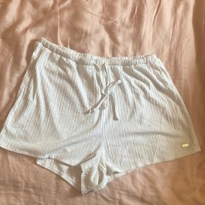 White Roxy beach shorts